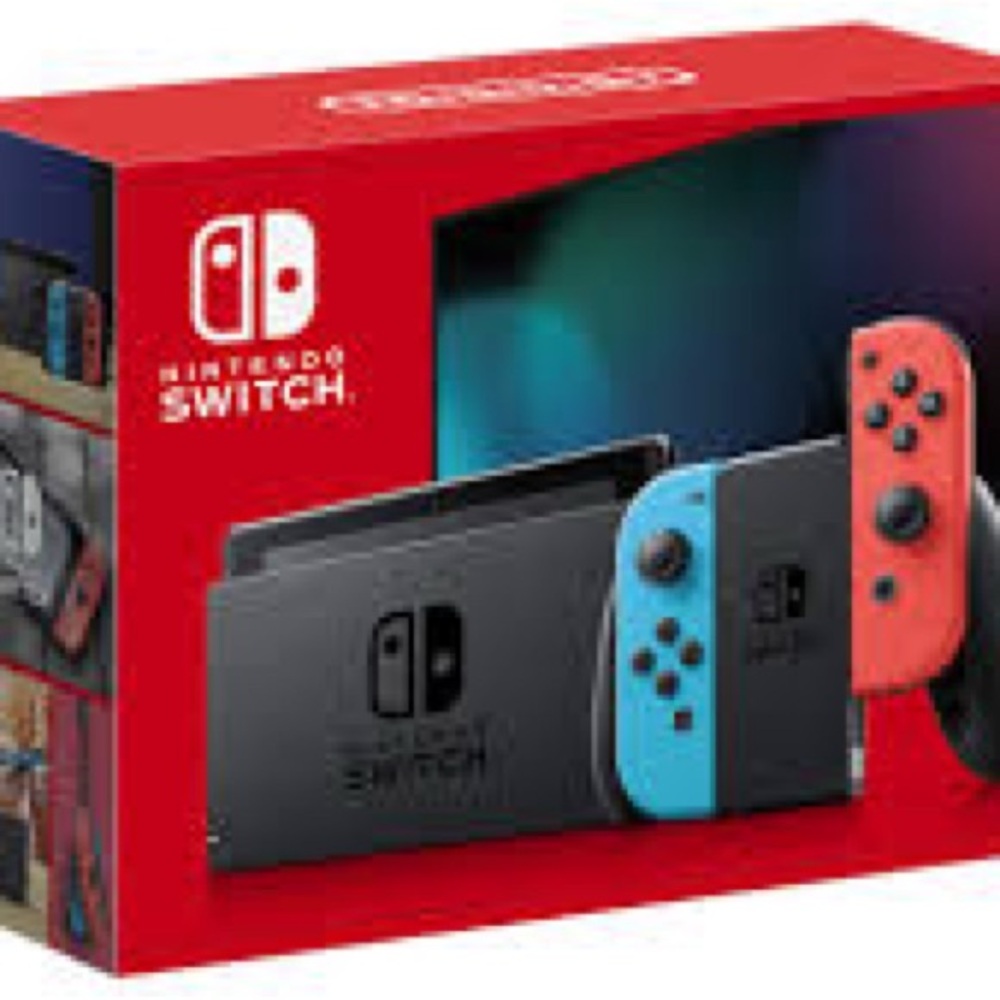 BRAND NEW Nintendo Switch Console - Vivid Red and Blue